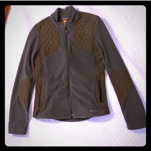 Eddie Bauer Fleece Jacket Army Green XS